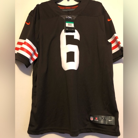 Baker Mayfield Cleveland Browns Nike Vapor Elite Jersey Authentic On Field 48 XL - Picture 1 of 8
